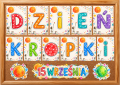 Dzień Kropki - Napis ( wzór 3 )