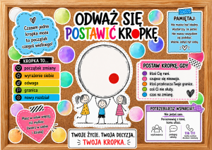 Odważ się Postawić Kropkę - Gazetka (wzór 1)