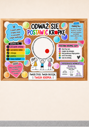 Odważ się Postawić Kropkę - Gazetka (wzór 1) 