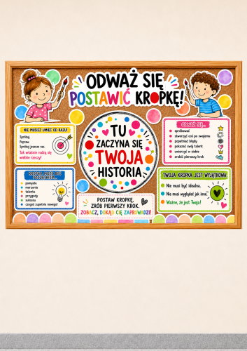 Odważ się Postawić Kropkę - Gazetka (wzór 2 ) 