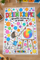 Dzień Kropki- Kolorowanka XXL (wzór 2)