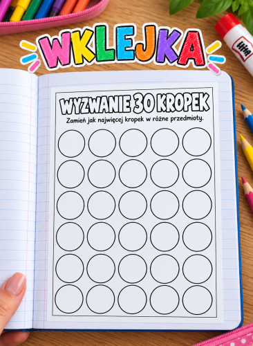 Wyzwanie... kropek - Plansza Dzień Kropki  