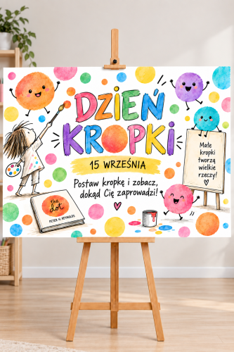 Dzień Kropki - Plakat XXL (wzór 2)
