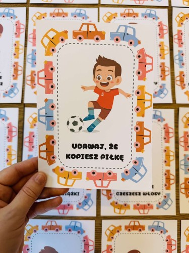 Dzień Chłopaka - Karty Ruchowe