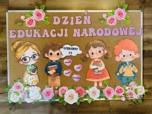 Dzień Edukacji Narodowej - Gazetka/ Dekoracje