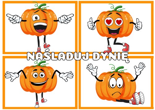 Dzień Dyni- Gimnastyka/ Ścieżka naśladuj dynię