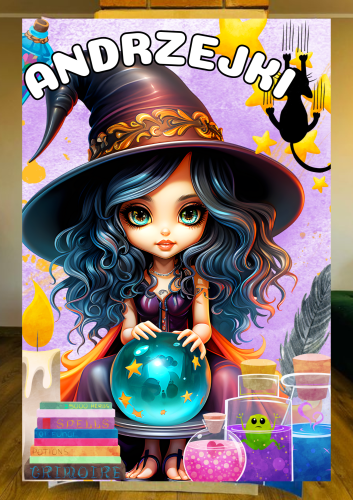 Andrzejki - Wróżka- Fotobudka / Plakat XXL  