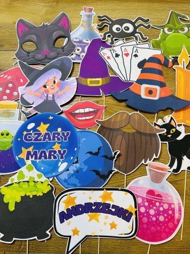 Andrzejki - Elementy do fotobudki 