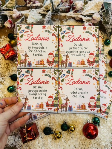 Zadania Adwentowe do kalendarza dla całej grupy - Wzór 2