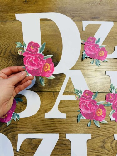 Dzień Babci i Dziadka- Napis/ Girlanda 