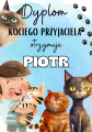 Dzień Kota- Dyplom z możliwością edycji samodzielnie tekstu 