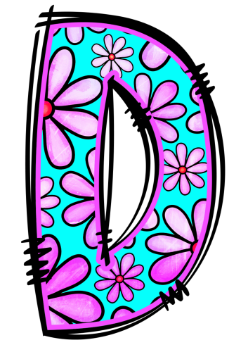 Napis/ Girlanda kwiatowa- Dzień Rodziny