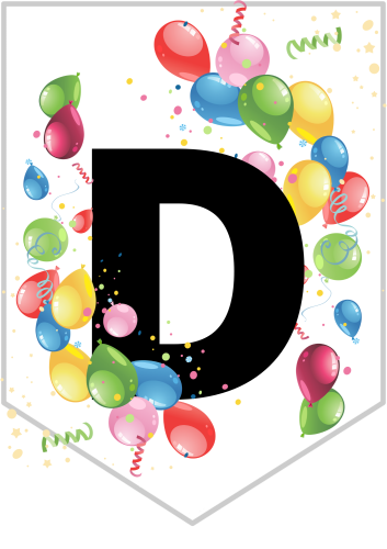 Napis/ Girlanda balonowa- Dzień Dziecka