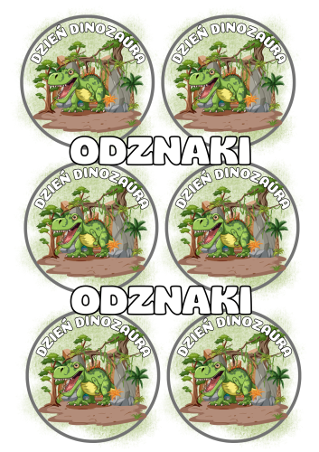 Dzień Dinozaura - Odznaki/ Medale