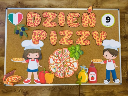 Dzień Pizzy - Dekoracje/ Gazetka