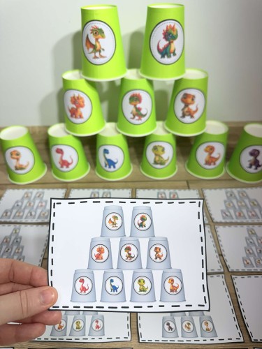 Dzień Dinozaura- Zabawy z Kubeczkami - Kodowanie 