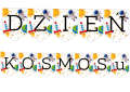 Kosmos / Dzień Kosmosu - Napis Girlanda Dzień Kosmosu