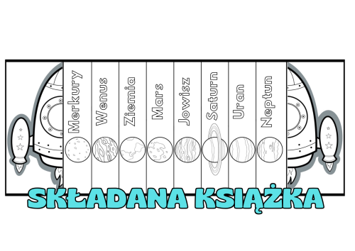 Kosmos/ Dzień kosmosu - Składana Rakieta/ Książka