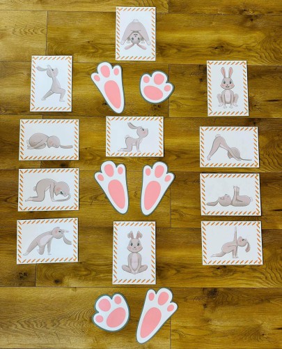 Wielkanocna  Ścieżka/ Gimnastyka  z Zajączkiem - Wielkanoc