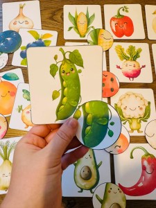 Wiosna - Warzywa i Owoce - Zabawa w detektywa 