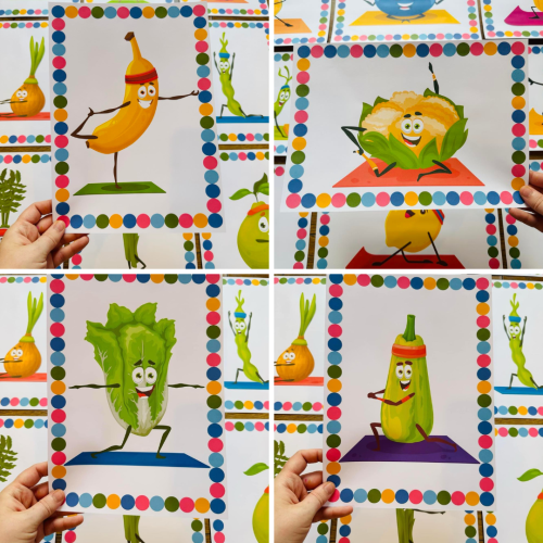 Wiosna - Warzywa i Owoce - Gimnastyka / Ścieżka   