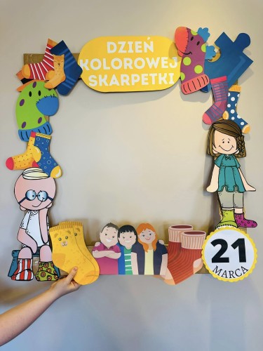Dzień Kolorowej Skarpetki - Ramka / Fotobudka