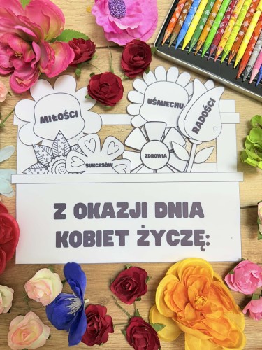 Dzień Kobiet- Skrzynka z życzeniami