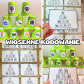 Wiosna/ Pierwszy Dzień Wiosny- Kodowanie/ Zakodowane Kubki