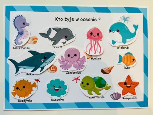 Zwierzęta - Dopasuj do planszy 