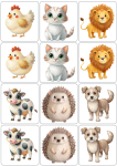 Zwierzęta - Memory 