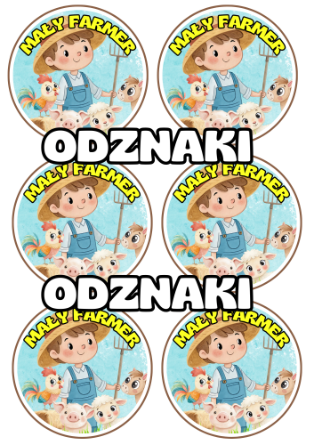 Na Wsi/ Farma/ Zwierzęta Wiejskie - Odznaki - Małego Farmera