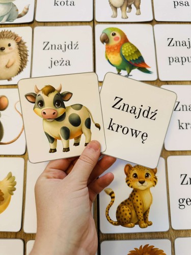 Zwierzęta- Znajdź na obrazku - opis 