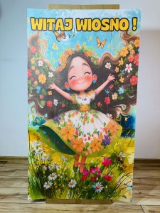 Wiosna/ Pierwszy Dzień Wiosny- Fotobudka/ Plakat XXL 