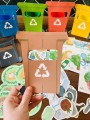  Sortowanie Śmieci + odznaki/ dyplom Małego Ekologa - Dzień Ziemi