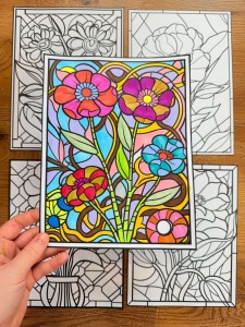 Wiosna - Prace Plastyczne z kwiatami/ Dzieła