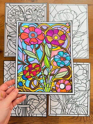 Wiosna - Prace Plastyczne z kwiatami/ Dzieła