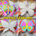 Wiosna- Motyle Szablony - Prace Plastyczne