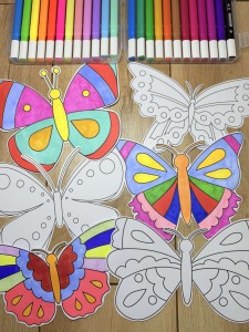 Wiosna- Motyle Szablony - Prace Plastyczne 