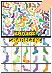 Dzień Kolorowej Skarpetki- Znajdź Skarpetkę na Planszy 