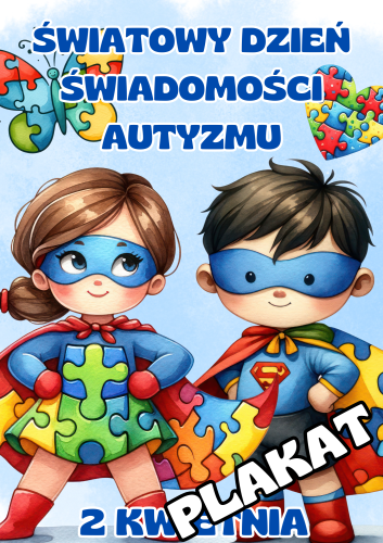 Dzień Autyzmu - Plakat XXL