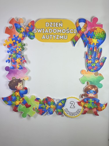 Dzień Autyzmu- Fotobudka/ Ramka do zdjęć
