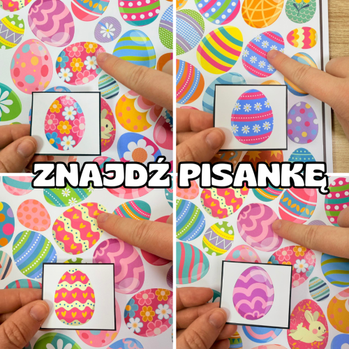 Wielkanoc- Znajdź Pisankę na planszy
