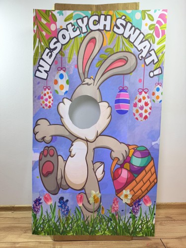 Wielkanoc- Zając- Fotobudka/ Plakat XXL 