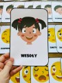 Emocje i Uczucia- Karty z ilustracjami i napisami- Wersja Polska