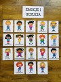 Emocje i Uczucia- Karty z ilustracjami i napisami PL