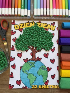 Praca Plastyczna  ( wzór 3 ) - Dzień Ziemi