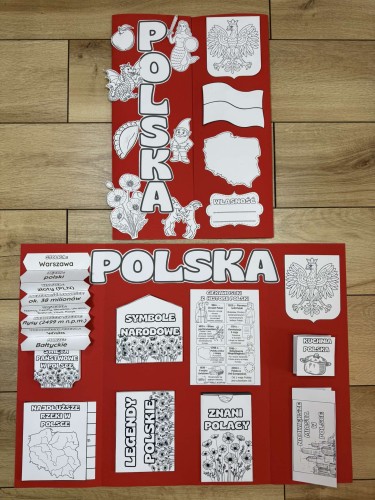LAPBOOK  O Polsce - Dzień Niepodległości / Święto Konstytucji 3 Maja / Polska 