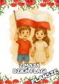 Symbole  - Gazetka / Plansze  Z Ilustracjami - Dzień Niepodległości / Święto Konstytucji 3 Maja / Polska 