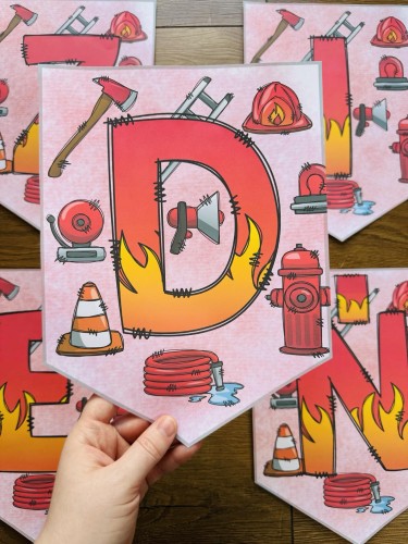 Dzień Strażaka- Napis/Girlanda