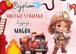 Dzień Strażaka- Dyplomy z możliwością edycji tekstu 
